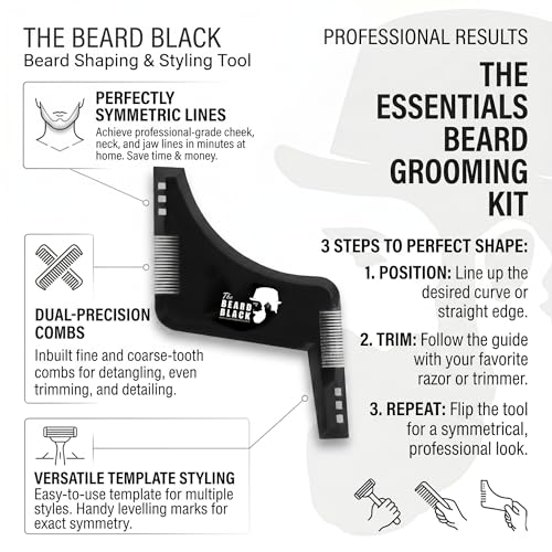 The BEARD BLACK Beard Shaping Tool