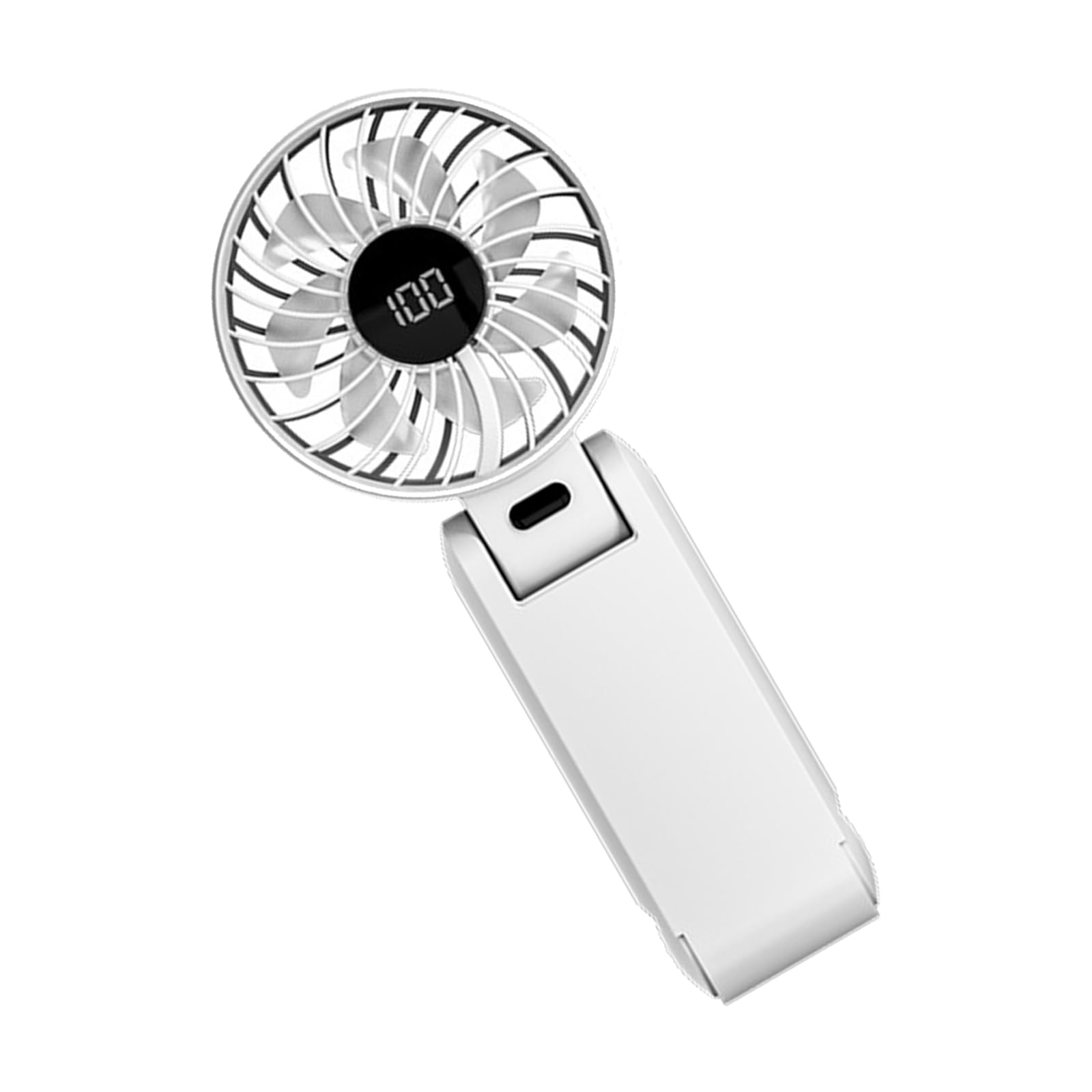 Ventilador plegable para colgar en cuello portátil para actividades aire libre y senderismo