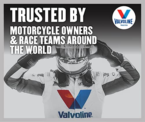 Valvoline Motor Oil, 10W-40, 1 QT Pack of 2 | Full Synthetic | 4-Stroke Motorcycle