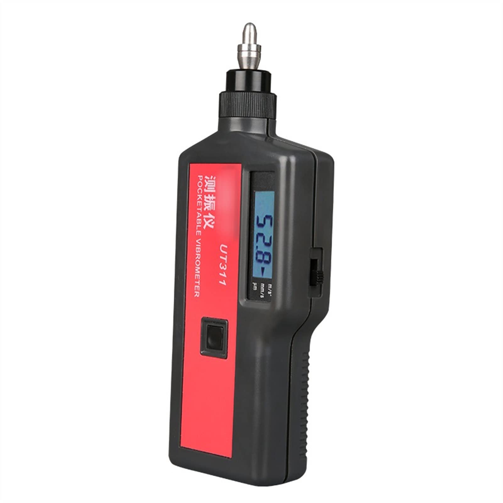 Soywim One Color Digital Vibration Meter, Digital Vibrometer 10~1500Hz Handheld Vibration Meter Accelerometer 0.1～199.9M/S2 High Precision Analyzer