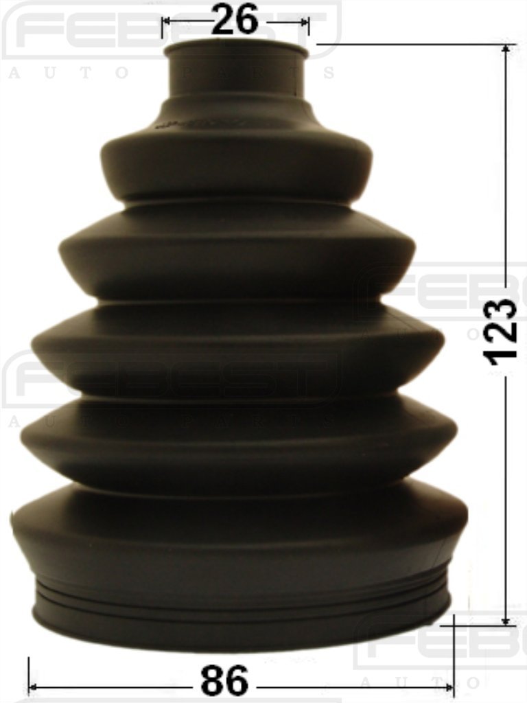 Amazon.com: 31607545108 - Outer CV Joint Boot (86X123X26) Kit For 