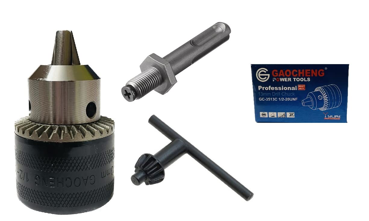 See full amazon price history chart for GOACHENG Heavy Duty 3pcs 1/2" 1.5-13mm Quick Change Drill Chuck Adapter with SDS Plus Shank for Hammer Converter Conversion Tool GOACHENG Heavy Duty 3pcs 1/2" 1.5-13mm Quick Change Drill Chuck Adapter with SDS Plus Shank for Hammer Converter Conversion Tool (B0BVZG8Q2T) Amazon Price History, Amazon Price Tracker