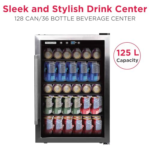 Frigidaire EFMIS155 Beverage Refrigerator, 126 Cans-Full Stainless Steel on Fridge.com