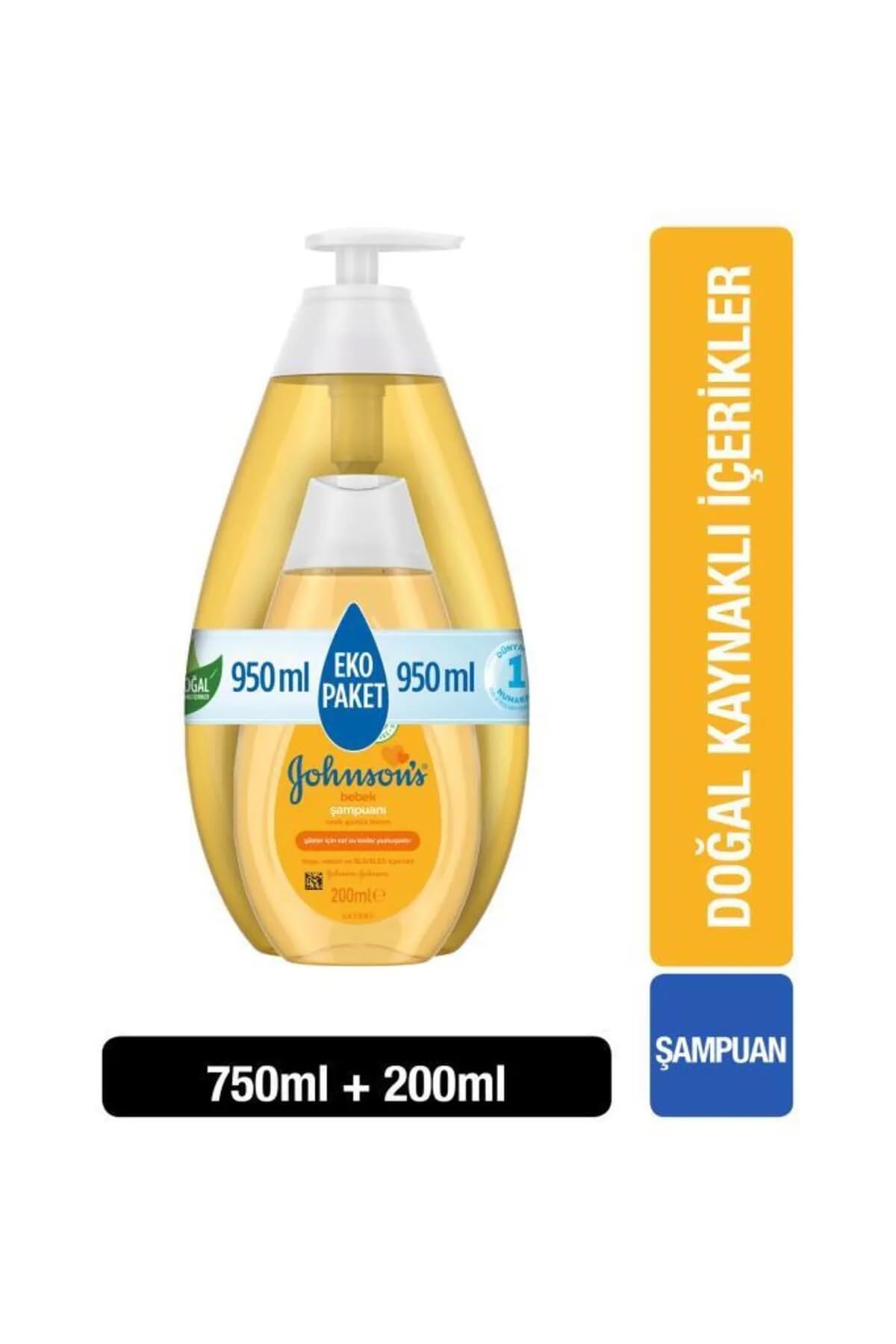 Johnson's Bebek Şampuanı Kral Şakir 750 ml + 200ml