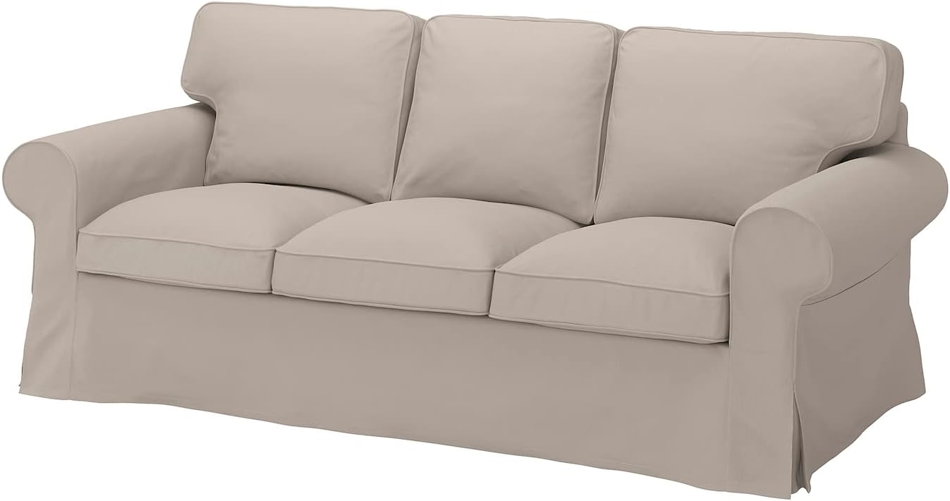 UPPLAND Cover for 3 Seat Sofa Totebo Light Beige Slipcovers 004.853.99
