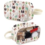 XYANFA Cryptozoology Clear Makeup Bag Cryptid Gift Creatures Monster Gift Moth Man Travel Toiletry Bag Organizer Pouch Cosmetic Bag (Monster mt)