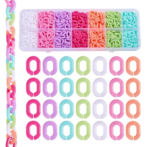 Anneaux de liaison acrylique pour boucles d'oreilles d'été
