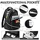 HYC00 Rucksack Damen Schule Schulrucksack Teenager Mädchen College Laptop Rucksack Damen 14 zoll Schulranzen Tagesrucksäcke Schultasche Casual Daypacks Reiserucksack für Schule School Backpack,Schwarz