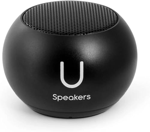 U Mini altavoz Elegante Bluetooth inalámbrico portátil 5.0 con micrófono integrado y obturador remoto Mini altavoz perfecto para el hogar,