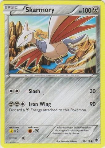 Pokemon - Skarmory (59/119) - XY Phantom Forces : Amazon.ca