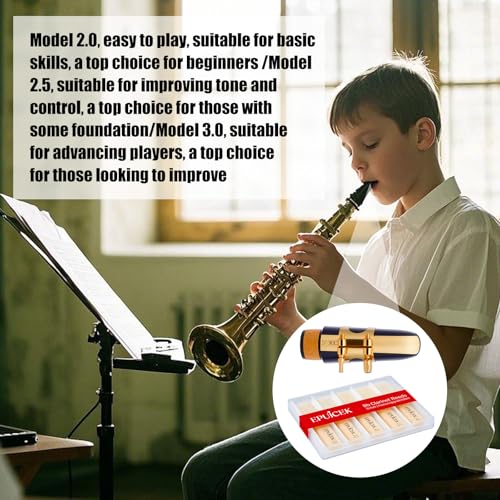 Image of Bb Clarinet Reeds, Strength 2.5 for Beginners, 10 Pack