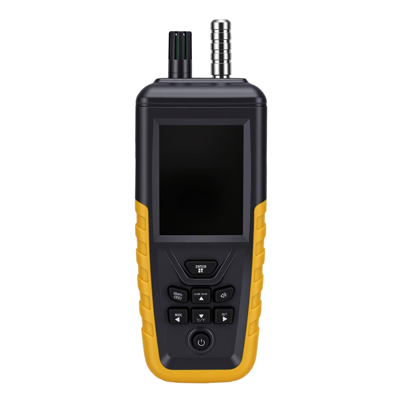Tester della qualità Dell'aria Portatile Multifunzionale PM1.0 PM2.5 PM10 Rilevatore Dell'indice della qualità Dell'aria per la Casa e il Posto di Lavoro Design Antiurto