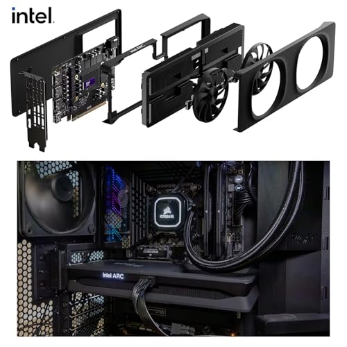 Image of Cutesliving Intel Arc B580 Limited Edition 12GB GDDR6 Graphics Card - Ray Tracing, XeSS, AI Accelerated, PCIe 4.0, Triple DP 2.1, HDMI 2.1