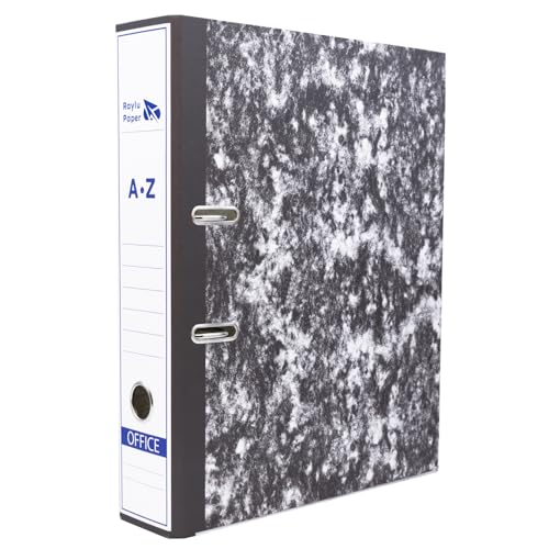 Raylu Paper Archivador con Anillas Jaspeado, Carpeta Archivadora