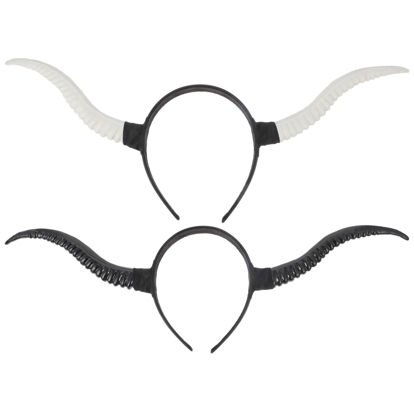 DEARMAMY 2 Stücke Antelope Horn Haarbänder Multifunktionale DIY Fotorequisiten für Cosplay Geburtstagsfeiern und Anlässe für Familie