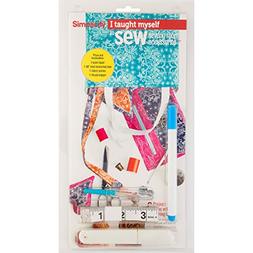 Simplicity I Taught Sewing Room Accessories, White, One Size