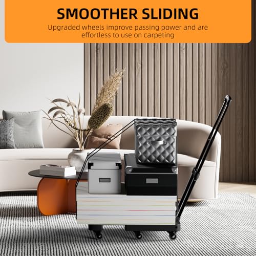 image for TROOZY Folding Hand Truck, 500 LB Heavy Duty Luggage Cart, Utility Dol