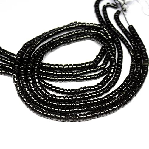 Perles onyx naturel rondelle 3.5mm de qualité gemme supérieure pour création bijoux