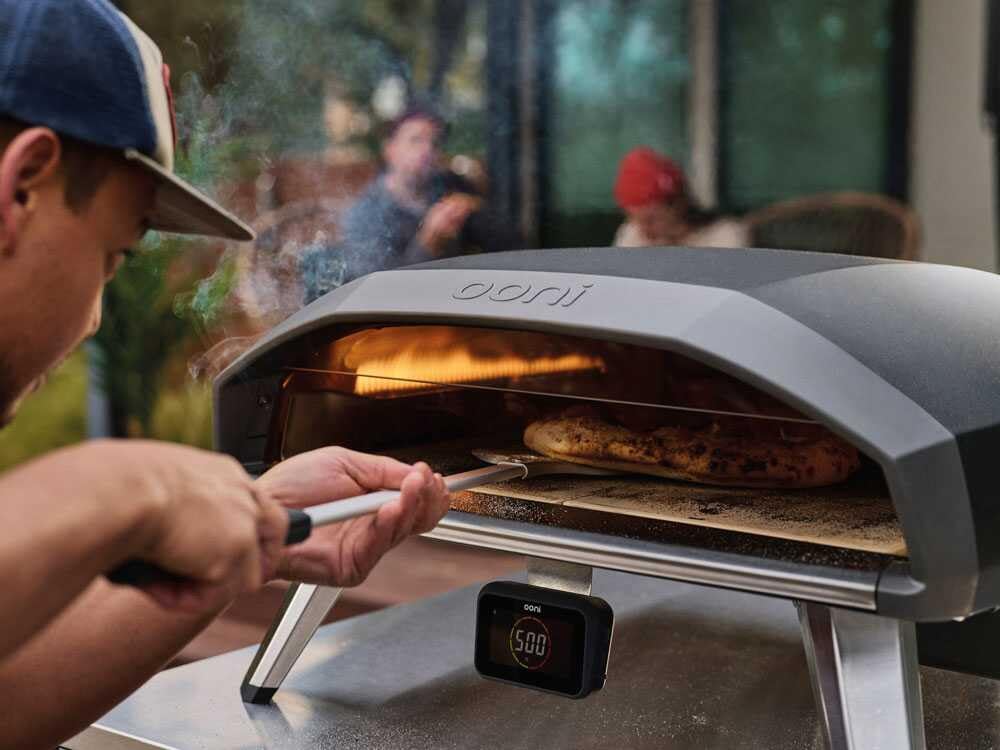 Ooni - Koda 2 Pro - Forno a Gas per Pizza, Acciaio al Carbonio, Nero Antracite, 68x65x39.3 cm, 20 kg