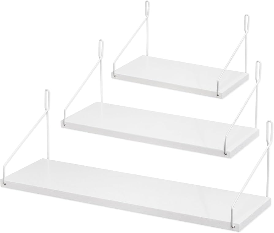 Amazon|ottostyle.jp ウォールシェルフ 壁掛け棚 【ホワイト/3サイズ Amazon|ottostyle.jp ウォールシェルフ 壁掛け棚 【ホワイト/3サイズ
