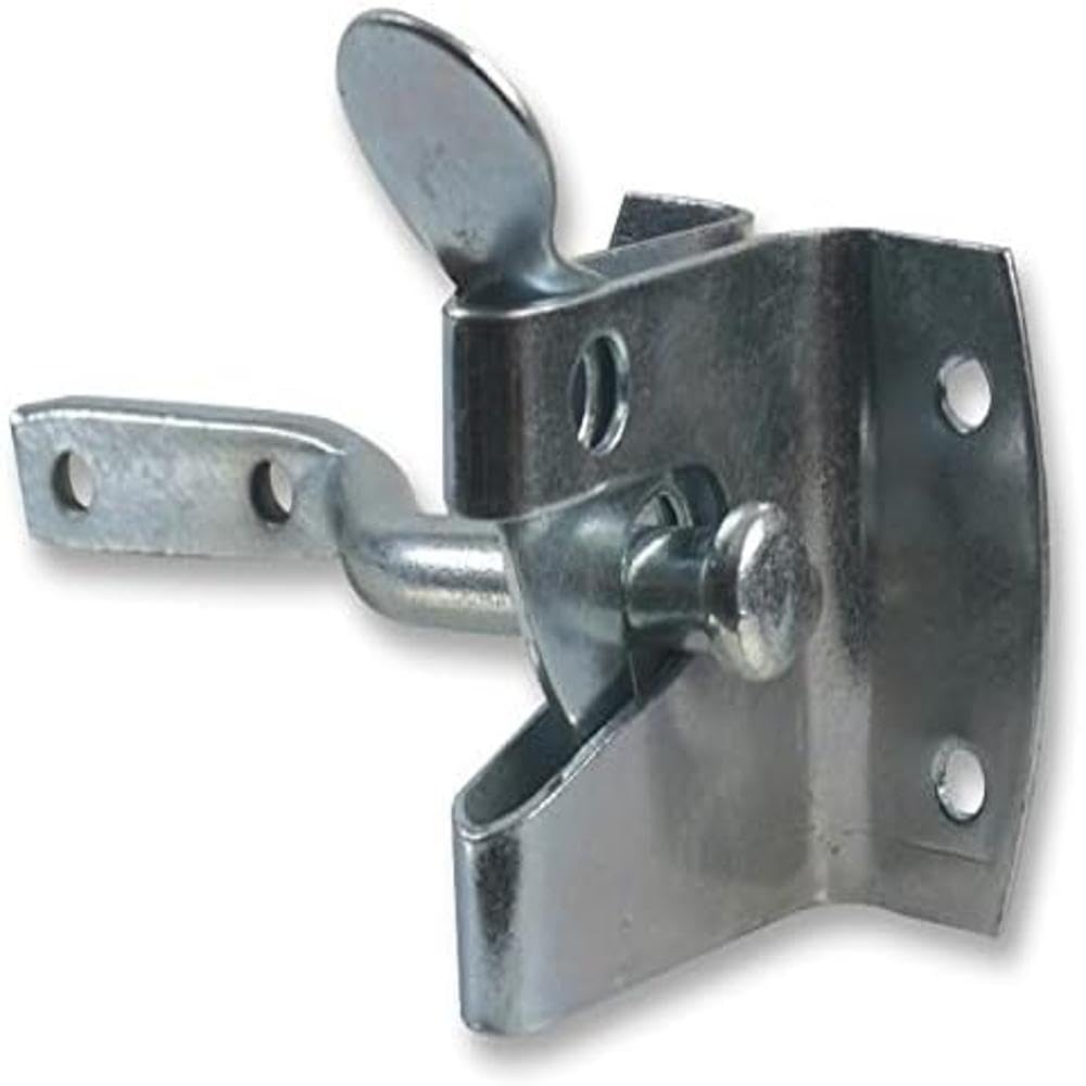 Duratool D01274 Automatic Gate Latch, Zinc Plated