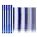 Boligrafos Borrables, Bolígrafos de Gel Azul Punta 0.5 mm, 6 Pcs Bolis Borrables y 20pcs Recambios de Bolígrafo con Goma de Borrar para Escuela Oficina Hogar