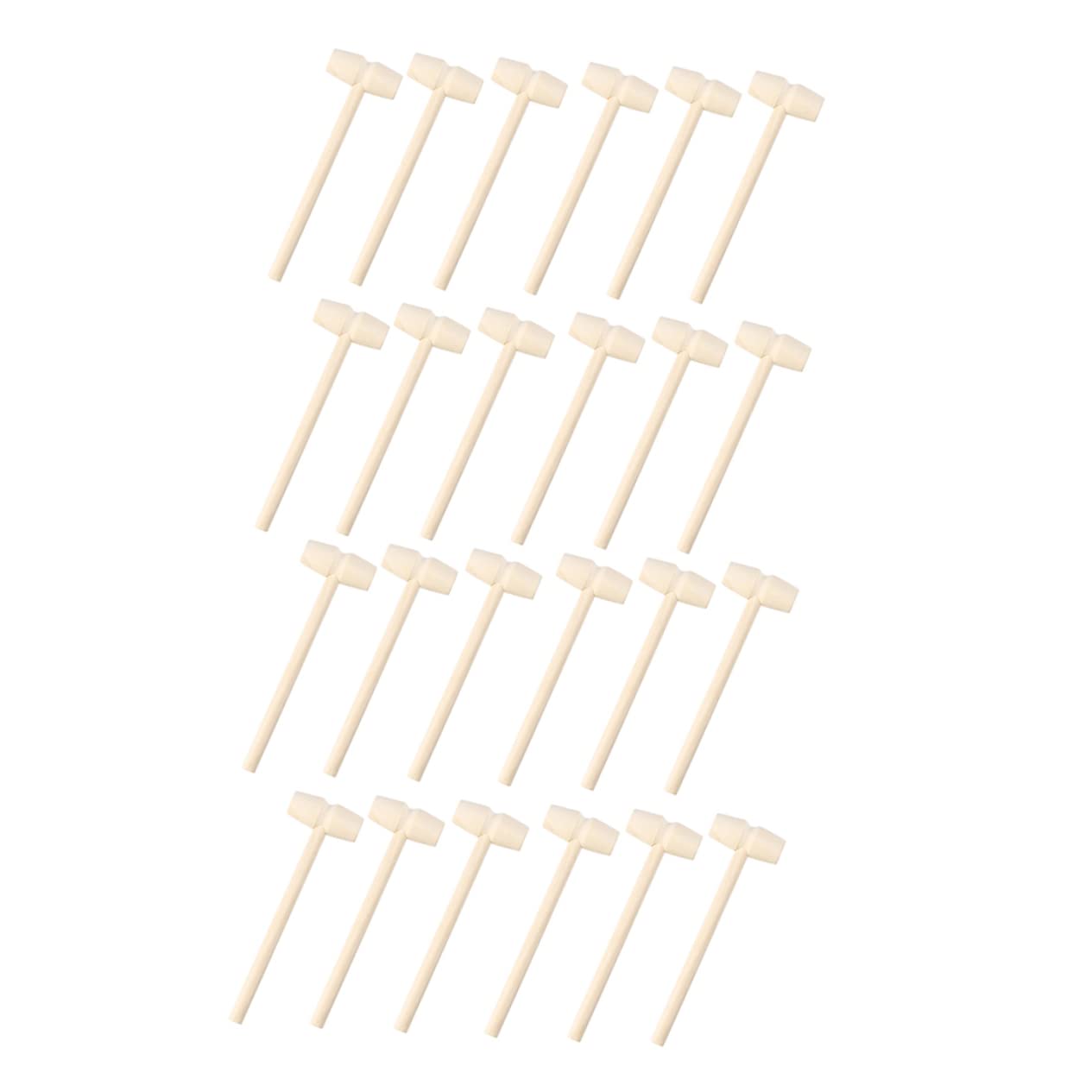 Lot De 20 Mini Marteaux En Bois Pour Garçons Et Filles