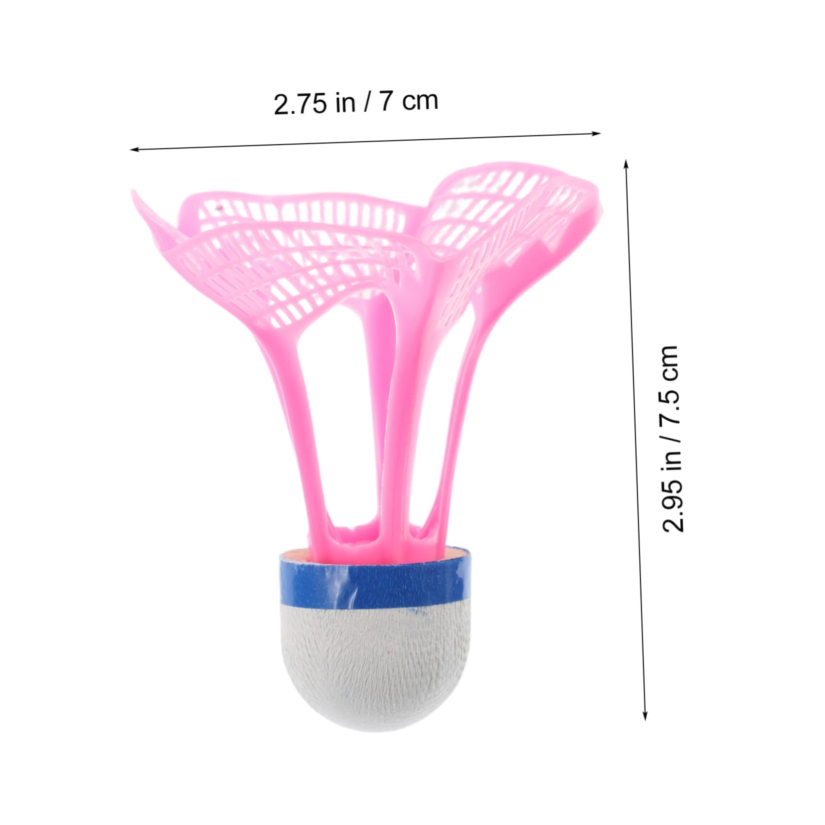 VANZACK Nylon Badminton Shuttlecocks 3pcs Set High Impact Resistance Windproof for Training