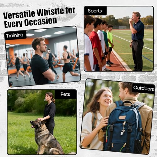 Silbato deportivo personalizado para entrenador con cordón miniatura 5