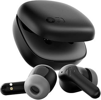 Made in India K10 Ear Buds Wireless with 50H Playtime, 4 Mics Clear Calling, 45ms Low Latency Gaming, IPX5, 10mm Bass Drivers Earbuds Bluetooth Wireless Earphones(Pure Black)