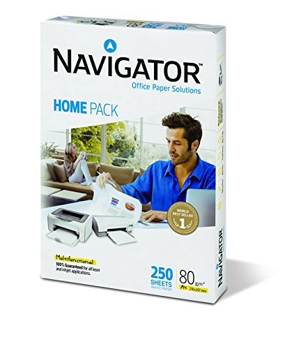 Navigator Home Pack - Pack de 250 hojas, A4, 80 gr, 1 paquete