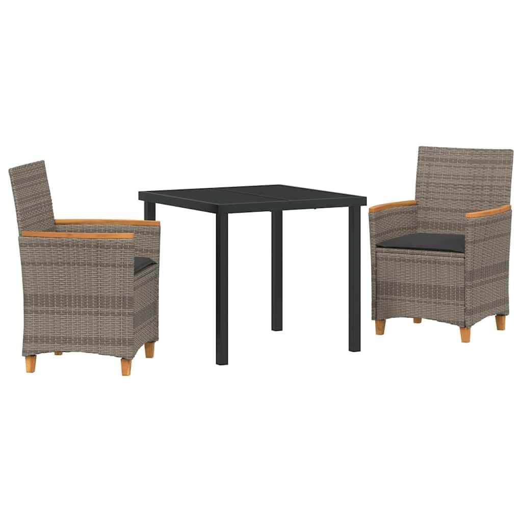 Ensemble de table de jardin moderne pour balcon étroit et cour