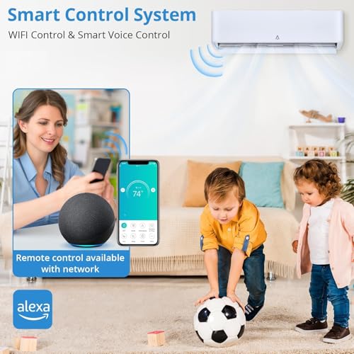 Image of Garvee 24,000 BTU Mini Split Air Conditioner & Heat Pump, 230V Inverter AC
