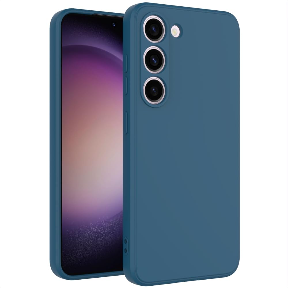 for Samsung Galaxy S23 Plus Case Dark Blue, Scratch Resistant with Soft Touch, Slim Thin Phone Cover for Samsung Galaxy S23 Plus