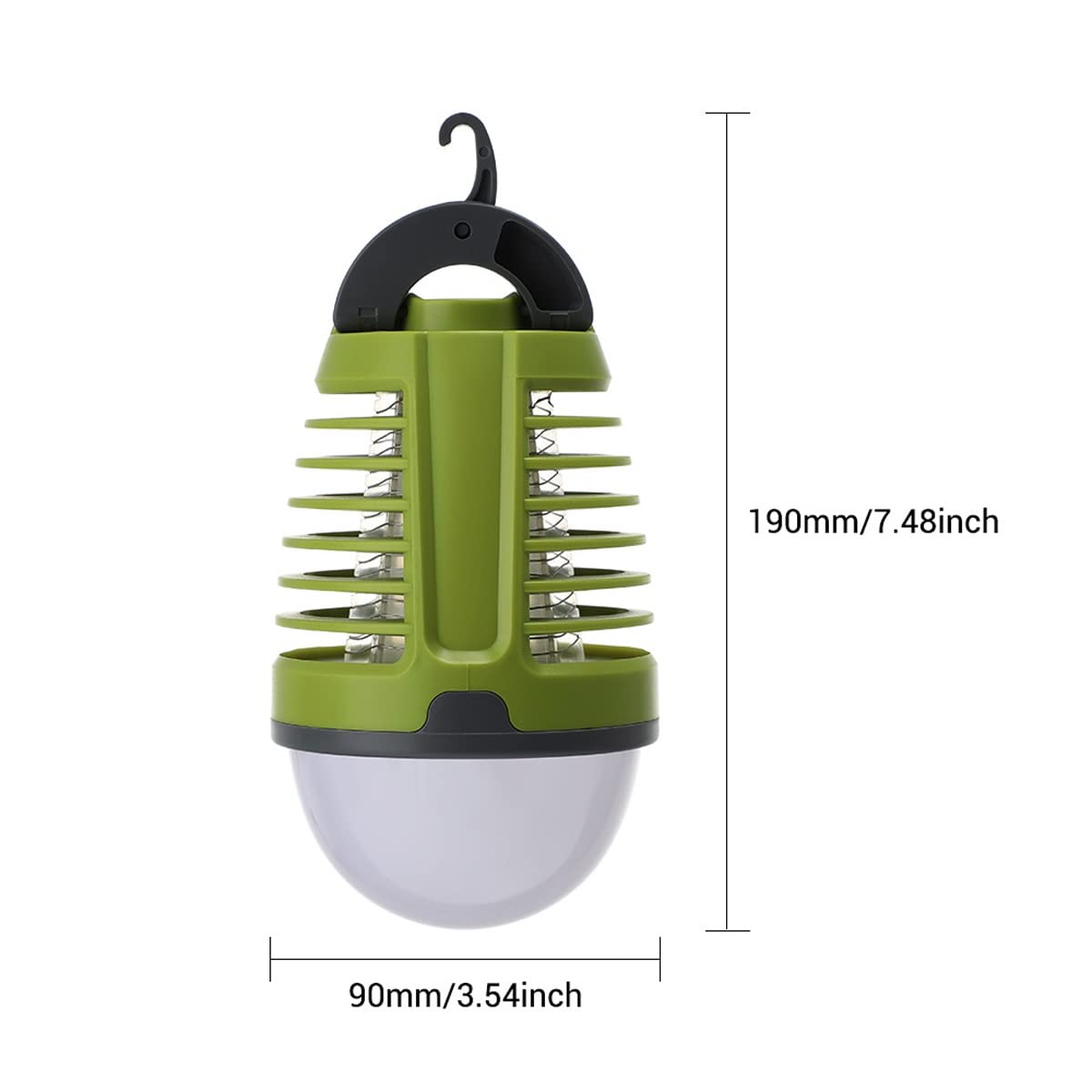 TEmkin Lampe de Camping Anti-Moustique 2 en 1, Anti-Mouches sans Fil Rechargeable avec câble USB, Lampe Anti-Moustique de Camping étanche pour la randonnée en Plein air