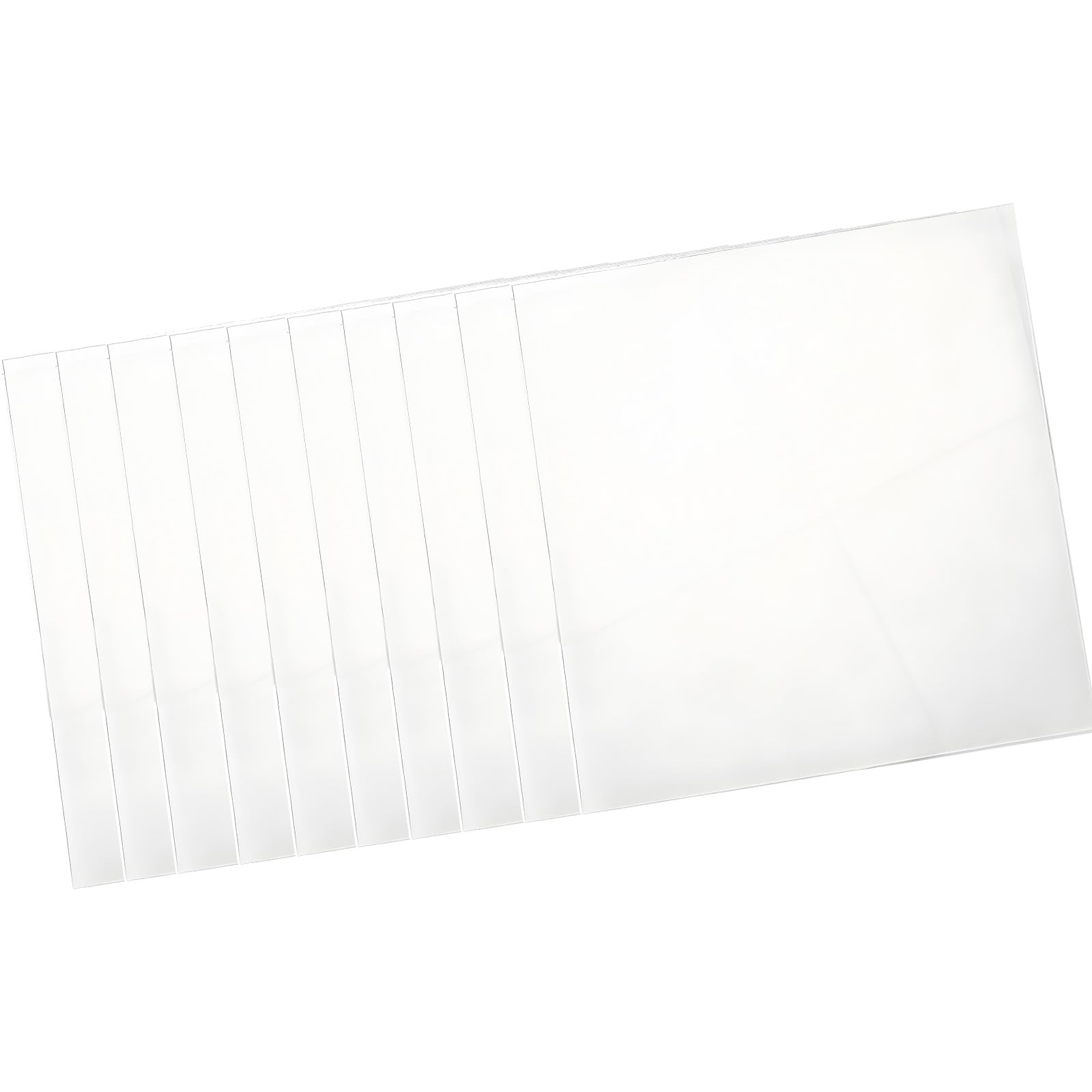 Ljmyy 12X12Inches White PET Sheets for Crafts Templates and Scrapbooking