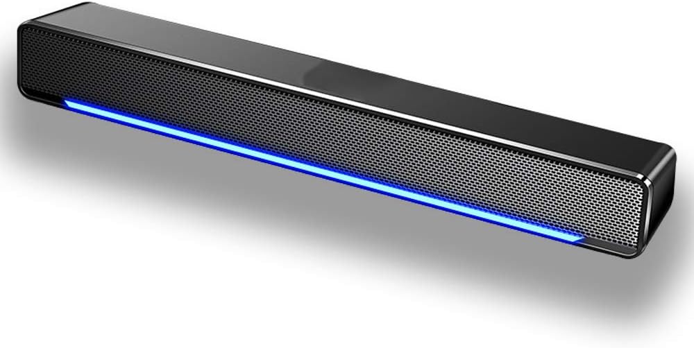 Soundbar, USB Powered Sound Bar Speakers for Computer Desktop Laptop PC