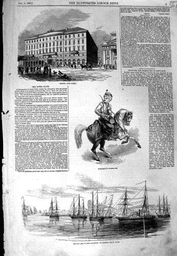 BATEAU 1846 DE RIVIÈRE DE PLAQUE DES NAPOLÉONS MAMELUKE DE TRIESTE D'HÔTEL BATEAU 1846 DE RIVIÈRE DE PLAQUE DES NAPOLÉONS MAMELUKE DE TRIESTE D'HÔTEL