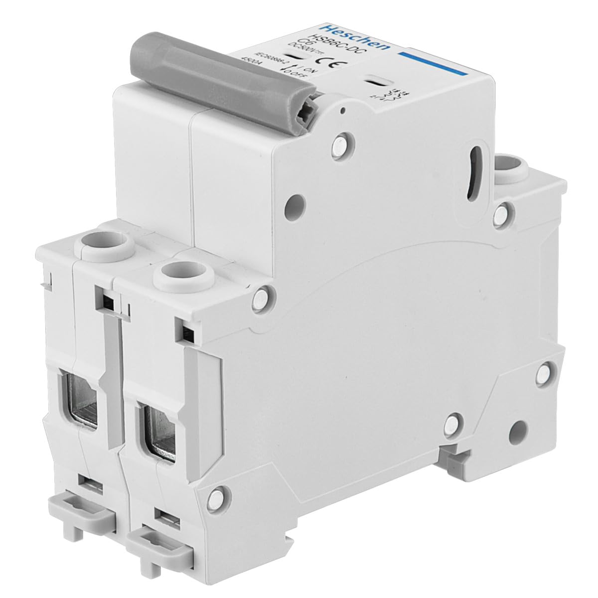 Solar Panel Disconnect Heschen 80A Solar Circuit Breaker - 2-Pole DC500V For Solar Panel Systems & PV Grid Protection Solar Breaker - View #12