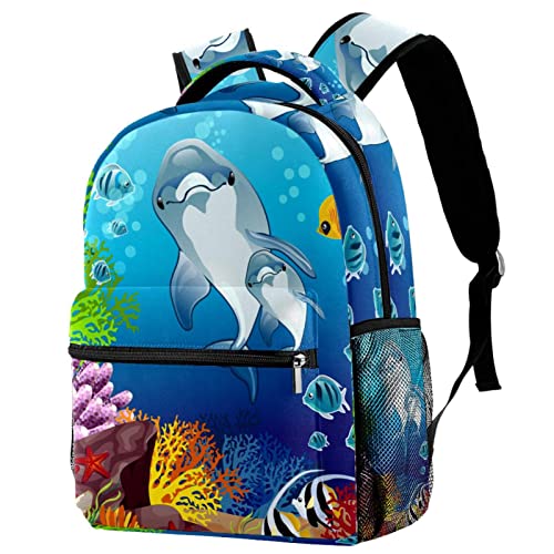Mochilas ligeras de delfines para viajes de camping y senderismo