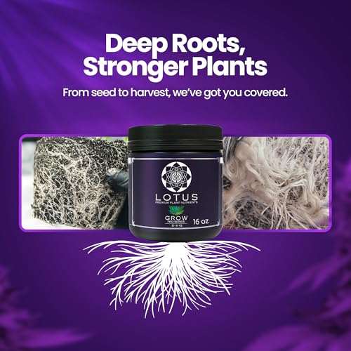 Lotus Nutrients Grow Pro Series fertilizante en polvo 16 oz miniatura 6