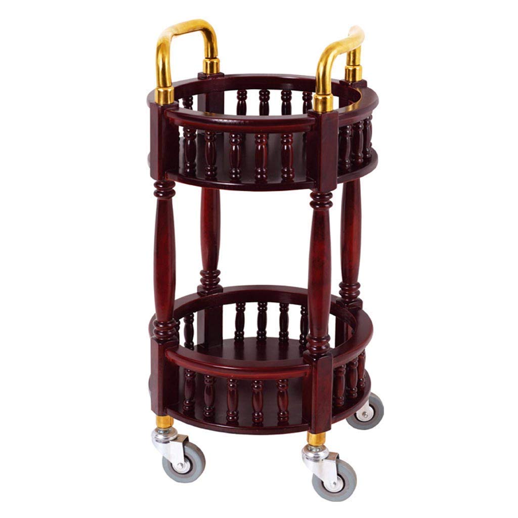 Carrello con Ruote - Carrello per Servizi alberghieri, Carrello per tè, Carrello per Dessert, Carrello per Doppio scaffale Mobile, Carrello per Servizi di Bellezza