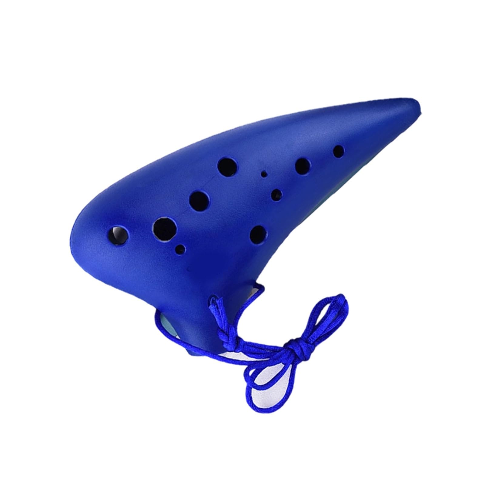 Ocarina Strumento Per L'insegnamento E La Pratica In Chiave Ocarina Alto C In Plastica A 12 Fori Blu