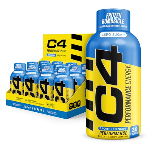 C4 Performance Energy Shot 2oz 12pk - Frozen Bomb - image 1