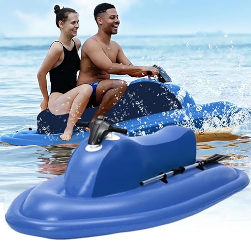 emobwdy Scooter Submarino 500w Y Moto AcuáTica Inflable: Bote Plegable PortáTil 2 En 1 con Propulsor Buceo, BateríA 10000mah Y 130min AutonomíA,para Aventuras AcuáTicas En Familia.,Boat