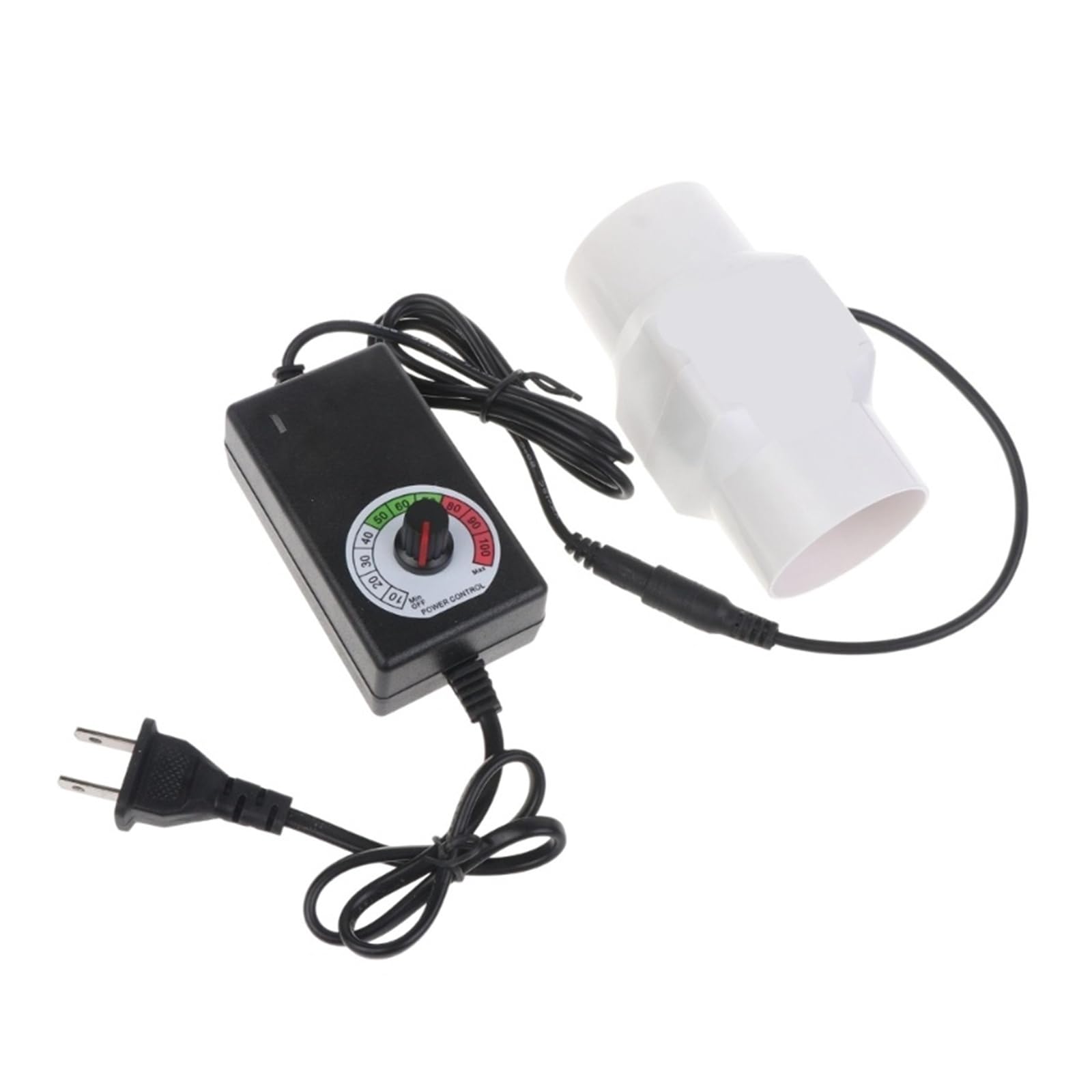 Ventilatore di scarico for tubi da 2 pollici, AC100-240V, estrattore d'aria for tenda da coltivazione, cucina, garage
