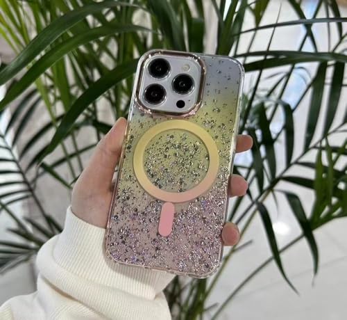 Coque PC transparente avec chargement magnétique pour iPhone 15 Pro Max