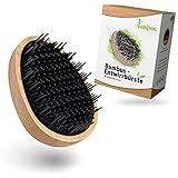 lampox Bambus-Entwirrbürste Haarbürste Entwirrer Pocket-Format egg brush