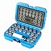 BELEY 23pcs Wheel Lock Lug Nut Remover Kit, Automotive Wheel Anti-Theft Screw Removal Key Socket Set with Adapter Compatible with VW (23pcs for VW)