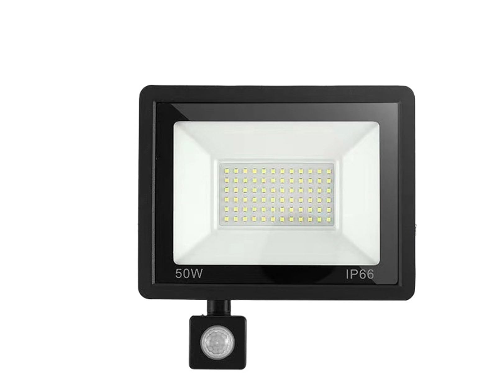 Proyector exterior, Proyector LED Con Sensor De Movimiento, Impermeable, For Exteriores, Foco Pared(50W)
